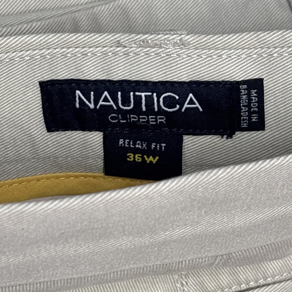 Nautica Men's Bottoms Classic Fit Clipper Short Beige Khaki Shorts Size 36 NWT - Picture 7 of 7